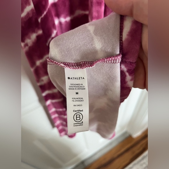 Athleta Tie-Dye Pink and White Dress - Picture 7 of 8